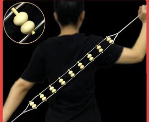Venta directa de fábrica Masaje manual de cuerpo completo Rodillo de espalda abierta Extractor de espalda <span class=keywords><strong>Meridiano</strong></span> de madera para el cuidado de la salud en el hogar - Product Image 6