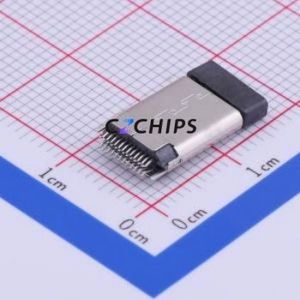 USB-309B-B-SU USB Connector SMD Connector ( Connector Type: Type-C )( Mounting Type: Clamp Plate )( Number of Contacts: 24P ) - Product Image 1