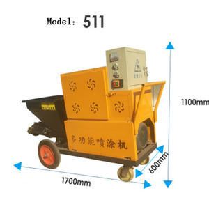 Máquina pulverizadora de <span class=keywords><strong>mortero</strong></span> de cemento de pared, pistola pulverizadora - Product Image 4