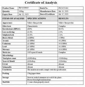 Çin depo toptan anında Kava özü tozu prim bitki özü Kava kökü - Product Image 4