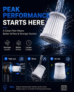 Aspiradora Doméstica Pequeña para Auto, Inalámbrica, Recargable, Totalmente Automática, de Alta Potencia - Product Image 6