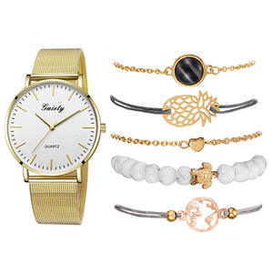 GAIETY — montre simple pour femmes, en alliage, avec bracelets, à <span class=keywords><strong>la</strong></span> mode - Product Image 6