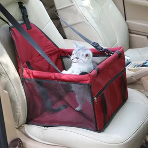 Portátil e Respirável Pet Reforçar Designer Assento de Carro para o Cão Gato de viagem