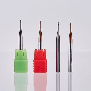 Hardmetalen Frees Diepe Groef Hrc60 2 Fluit 0.5Mm Hoge Precisie Oem/Odm Lange Hals Pulkruk Cnc Einde Molen - Product Image 4