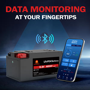 米国ドイツ英国カナダ12 vディープサイクルソーラーRVキャラバンマリン12ボルトリチウムイオン電池12 V 100ah LiFePO4バッテリー - Product Image 2