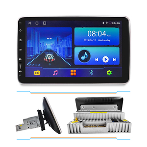 BQCC Pantalla Giratoria <span class=keywords><strong>de</strong></span> 10 Pulgadas para Automóvil, Sistema <span class=keywords><strong>de</strong></span> Navegación GPS Android 12 1 DIN, Radio Estéreo, Audio y Video, Tipo IPS, Electrónica para Automóvil - Product Image 2