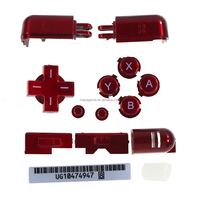 Jeu complet de boutons croisés ABXY de remplacement pour la coque du boîtier Nintendo DS Lite NDSL en plastique