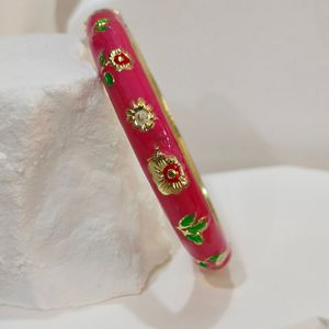 Pulseras Delgadas de Esmalte Cloisonné Chino con Diseño Floral <span class=keywords><strong>para</strong></span> Niños, Venta al por Mayor, Multicolor, <span class=keywords><strong>Alambre</strong></span> Dorado, Apilables, Tamaño Mini, Joyería de Regalo <span class=keywords><strong>para</strong></span> Niños - Product Image 3