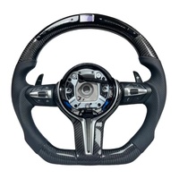 Volant en fibre de carbone LED pour BMW, compatible avec les modèles F15 F36 F01 F10 F30 F31 F32 F20 E92 E60 X6 E71 X5 E70 E90 M3 M4 M5 M6