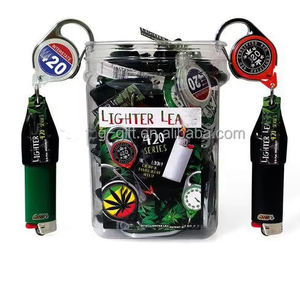 Premium retráctil personalizado portátil encendedor titular Clip llavero Correa con Clip encendedor Stock accesorios para fumar - Product Image 5