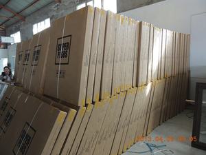 פיברגלס דלת מפעל מחיר חצי זכוכית פנים עץ דלתות - Product Image 6