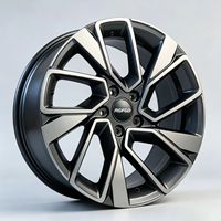 1 pièce Jante en alliage forgé 15-26 pouces Gris canon finition usinée Jantes de voiture personnalisées Y000