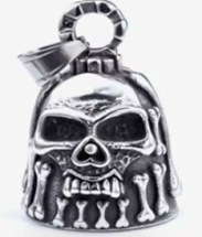 Hot bán New Arrival kẽm retro punk xe máy cưỡi chuông may mắn Keychain - Product Image 4