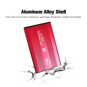Aluminum <strong>External</strong> <strong>Storage</strong> 2.5 Inch <strong>Hard</strong> <strong>Disk</strong> <strong>Drive</strong> Adapter Enclosure Usb2.0 2.5 Hdd Ssd case <strong>Box</strong> - Product Image 3