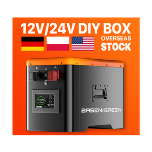 Basen DIY <span class=keywords><strong>12V</strong></span> 24V 280ah 300ah LiFePO4 pin hộp kim loại hộp DIY Kit hộp pin với JK BMS hoạt động cân bằng cho lưu trữ nhà - Product Image 1