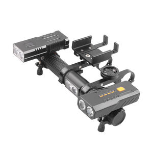 5 1 support d'extension de phare de vélo multifonctionnel 1200Lm IPX65 étanche 10000mAh USB support de téléphone Rechargeable support de montre - Product Image 4