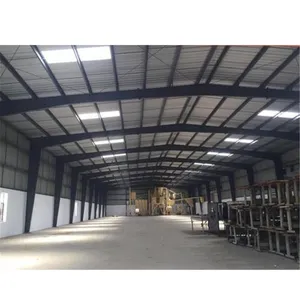 Gable frame prefabricated industrial door steel structure warehouse building workshop