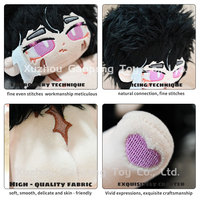 Poupée en peluche personnalisée de haute qualité de 20 cm, visage brodé, poupée nue avec rembourrage en coton PP, super douce, poupées d'idoles Kpop