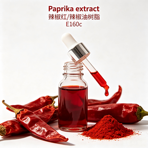 Colorante Alimentario Rojo Natural en Polvo, Extracto de Pimentón <span class=keywords><strong>E160c</strong></span> para Salchichas, Carne, Condimento, Aplicación como Colorante Alimentario - Product Image 1