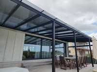 Solarium maison vitrée extérieur en aluminium solariums jardin en verre en aluminium véranda en verre pour solarium