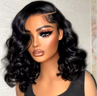 Perruque frontale Loose Deep Wave 100% cheveux humains brésiliens, dentelle HD 13x6, pré-épilée, baby hair, lignes de cheveux naturelles, pour femmes noires, soyeuse