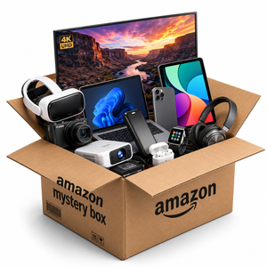 Caja Misteriosa <span class=keywords><strong>de</strong></span> <span class=keywords><strong>Amazon</strong></span> con Teléfonos, Tabletas, Auriculares, <span class=keywords><strong>Gafas</strong></span> Inteligentes con IA, Relojes Inteligentes para Hombre, para Revendedores y Compradores al por Mayor - Product Image 1