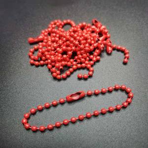 Accessoires Chaîne à billes peintes/Chaîne à billes colorées/Vente en gros Chaîne à billes métalliques de 12cm Chaîne à billes peintes Vente en gros 12cm - Product Image 1