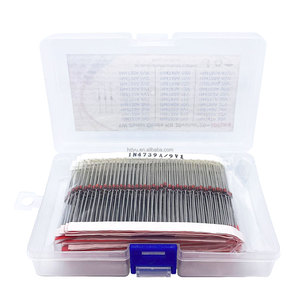 30 tipi di 600 pezzi 1W <span class=keywords><strong>Zener</strong></span> cristallo di vetro <span class=keywords><strong>Zener</strong></span> diodo 1 n4727 (3 v0)-4756A (47V) Kit - Product Image 3