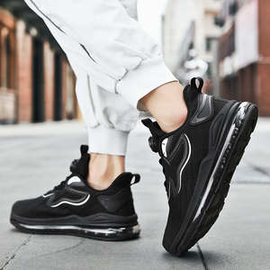 Chaussures de course respirantes de haute qualité avec coussin d'air tricoté, marque originale, chaussures décontractées, baskets de tennis, chaussures de sport pour hommes - Product Image 1