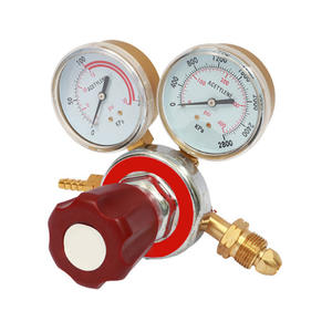 Kit de soudage et de découpe de style américain, dispositif de réduction de pression tout en cuivre, manomètre d'oxygène CGA540, régulateurs de pression CGA510 - Product Image 4