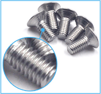 Vente en gros SS316 ISO14581 GB2673 M2 M2.5 M3 M4 M5 M6 M8 M10 M12 vis à tête fraisée Torx à six lobes en acier inoxydable