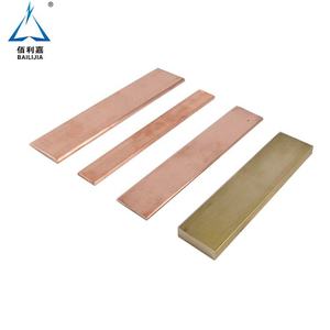 Großhandel Erdungssystem-Leiter Kupferbeschichteter Stahl Erdungsschiene Flachkupferschiene für Industrietechnik - Product Image 3