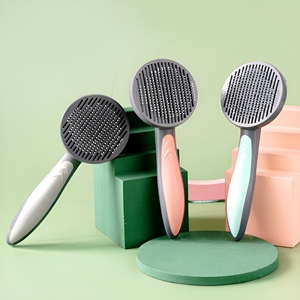 Party Gifts Professional Self Cleaning Steel Needle Slicker <b>Brush</b> Grooming <b>Brush</b> Comb Party Gifts <b>Brush</b> Comb Party Gifts - Product Image 1