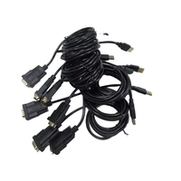 Cable de alambre USB2.0 a RS232 Montaje de cable Cable personalizado de conexión utilizado para impresora de computadora Serial 1M 1,5 m 3M 5M Sistema de interfaz