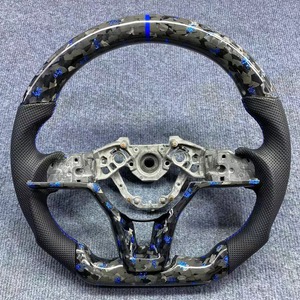 Ytcarbon Alcantara พวงมาลัยคาร์บอนไฟเบอร์ปรับแต่งสไตล์รถแข่งสำหรับกีฬา G4ภาพลวงตาออกแบบได้ตามต้องการ - Product Image 6