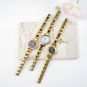 Reloj de Cuarzo para Mujer, Estilo Europeo Americano, con Brazalete Modular de Acero Inoxidable y Diamantes, en Caja de Regalo - ¡Oferta! - Product Image 4