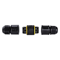 Connecteur rapide étanche IP68 pour éclairage de scène, 2/3/4/5 broches, type à vis, mâle/femelle, contact en cuivre, matériau nylon