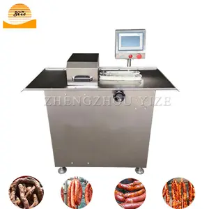 Sosis bağlama paketleme makinesi Hot Dog düğüm sosis makinesi bağ teli paket makinesi