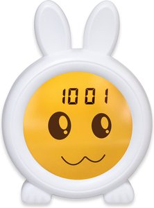 ילדים של שעון מעורר עם לילה מנורת ושעון מעורר-שינה מאמן לילדים-לבן-דוב - Product Image 4