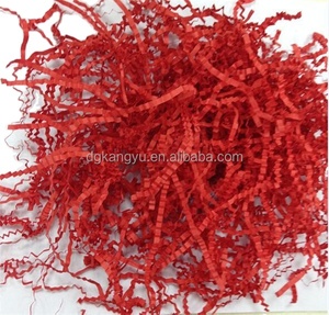 Hot bán sản phẩm mới Màu đỏ shredded Crinkle giấy cho trang trí thủ công mỹ nghệ giấy - Product Image 2