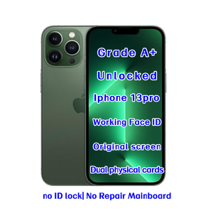 Venta al por mayor de teléfonos inteligentes usados <span class=keywords><strong>13</strong></span> <span class=keywords><strong>Pro</strong></span> <span class=keywords><strong>128GB</strong></span> Verde Alpino 5G Super Retina XDR 6GB RAM, <span class=keywords><strong>precio</strong></span> de fábrica, proveedor, stock al por mayor - Product Image 1