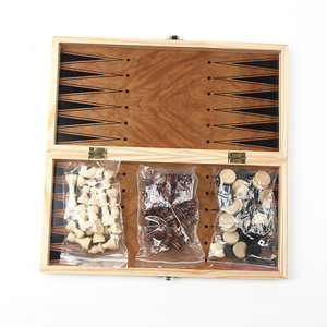 Set di <span class=keywords><strong>Scacchi</strong></span> in Legno Personalizzato con Confezione, Gioco da Tavolo <span class=keywords><strong>3</strong></span> in 1 di Nuovo Stile, <span class=keywords><strong>Scacchi</strong></span> Occidentali Disponibili all'Ingrosso - Product Image 2