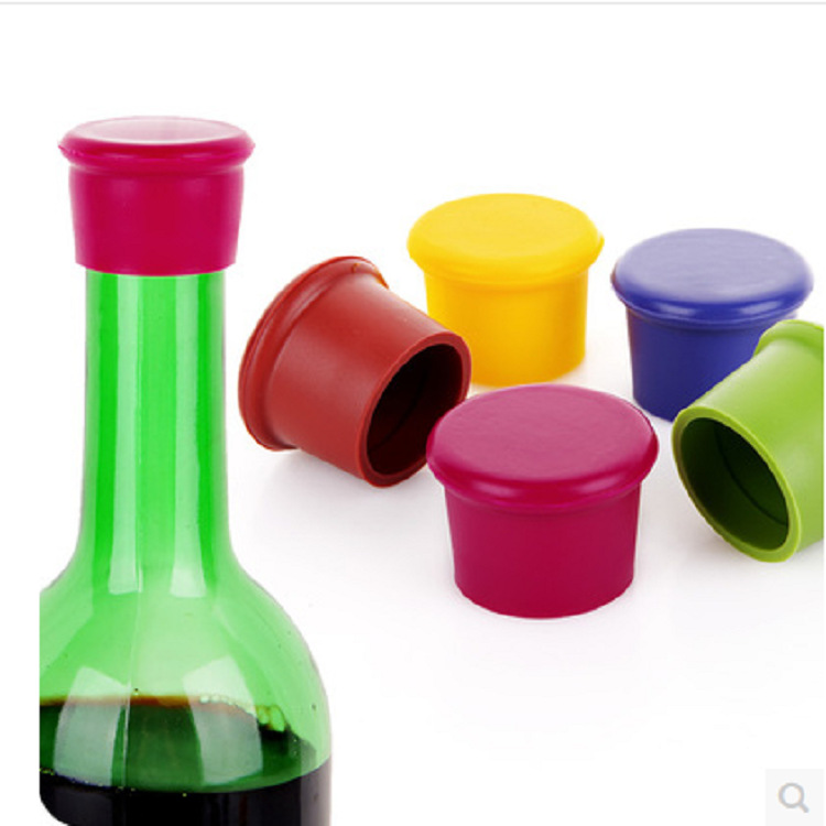 Reusable and Unbreakable Wine Bottle Stoppers Silicone Bottle Caps