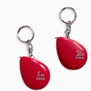 Mini mètre ruban KDS 1m 2m à enroulement automatique, lame en acier métrique, porte-clés, cadeau - Product Image 1