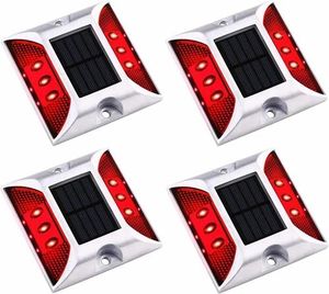 Balises solaires routières haute luminosité, LED réfléchissantes étanches IP68 pour allées, parkings et routes - Product Image 1