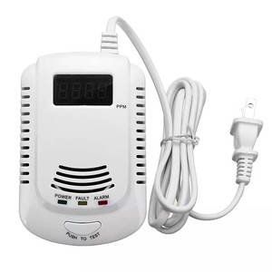 Nhà an ninh Hệ thống báo động với Methane gas Leak Detector ánh sáng màu đỏ Flash báo động cho Propane phân tích khí - Product Image 4