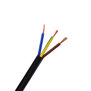 H05vv-f 3x1.5mm2 3x2.5mm Extrusion 0.75mm <strong>1mm</strong> 4mm Copper Conductor Electrical Flat Flexible <strong>Cable</strong> and Wire 3core Power <strong>Cable</strong> - Product Image 2
