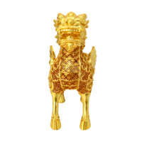 Nouvelle conception 2026 : Statues d'animaux Qilin en métal doré, Trophées, Médailles, Plaques, Cadeaux souvenirs, Décoration intérieure ; Styles modernes et anciens