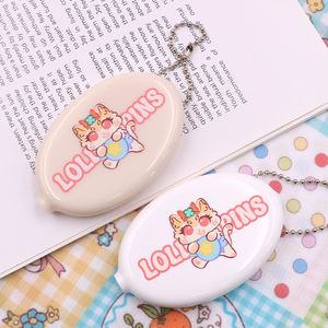 Portachiavi personalizzato in PVC portamonete personalizzato in Pvc morbido portamonete personalizzato piccolo portachiavi trasparente portamonete in Pvc trasparente - Product Image 3