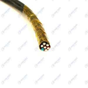 उच्च शक्ति कॉपर 15-20a 6 कोर 0.8 वर्ग मिमी + 4 एकल मोड फाइबर गर्मी प्रतिरोधी टेर्ड ड्रोन केबल - Product Image 4